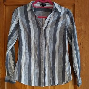 The Limited striped button down shirt
